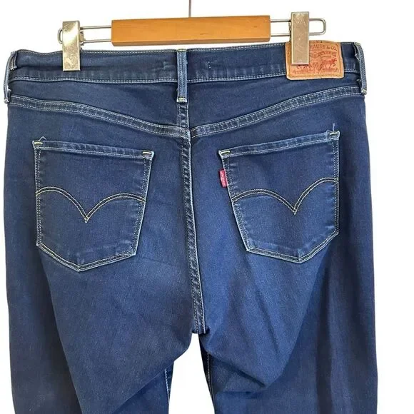 Levis 311 Shaping Skinny Dark Wash Jeans Size 30 - Picture 4 of 6